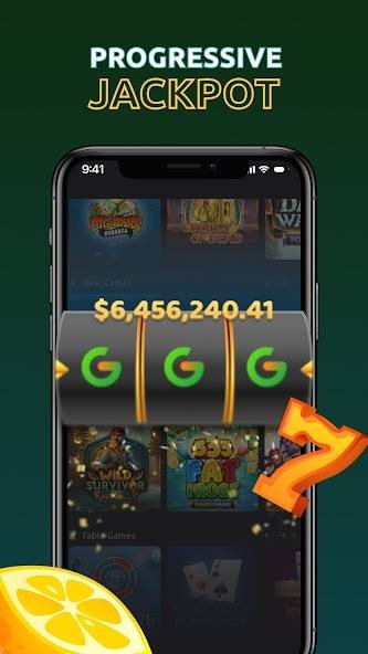 Jackpot progresivo de Geckoplay con tragaperras en la app
